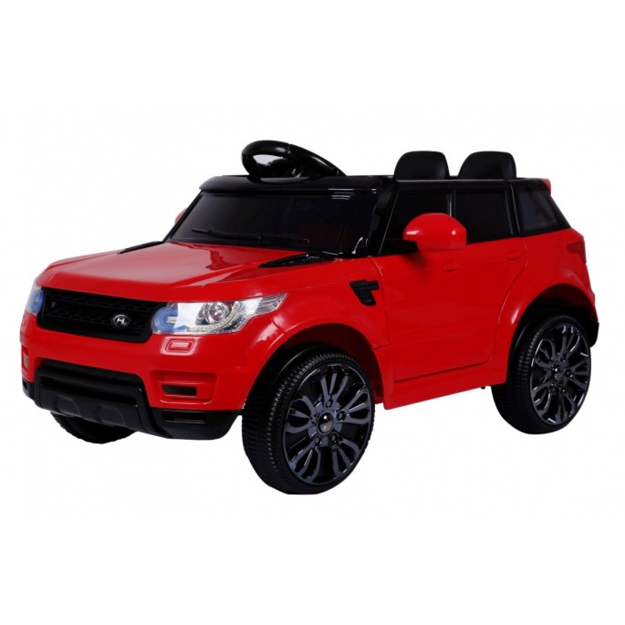 JOKO Elektrické autíčko Star Run RANGE, s diaľkovým ovládaním, odpružené, plastové kolesá, USB, MP3, červené