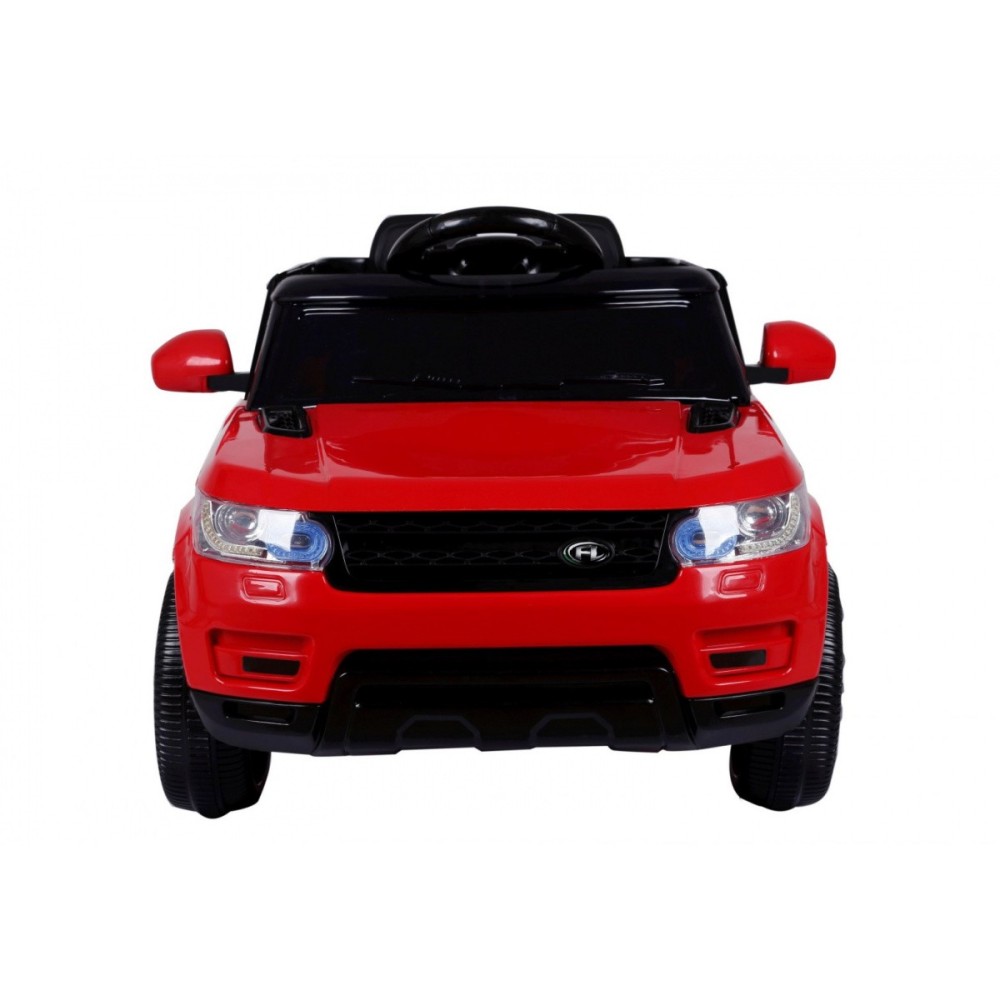 JOKO Elektrické autíčko Star Run RANGE, s diaľkovým ovládaním, odpružené, plastové kolesá, USB, MP3, červené