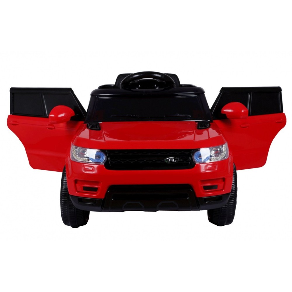 JOKO Elektrické autíčko Star Run RANGE, s diaľkovým ovládaním, odpružené, plastové kolesá, USB, MP3, červené