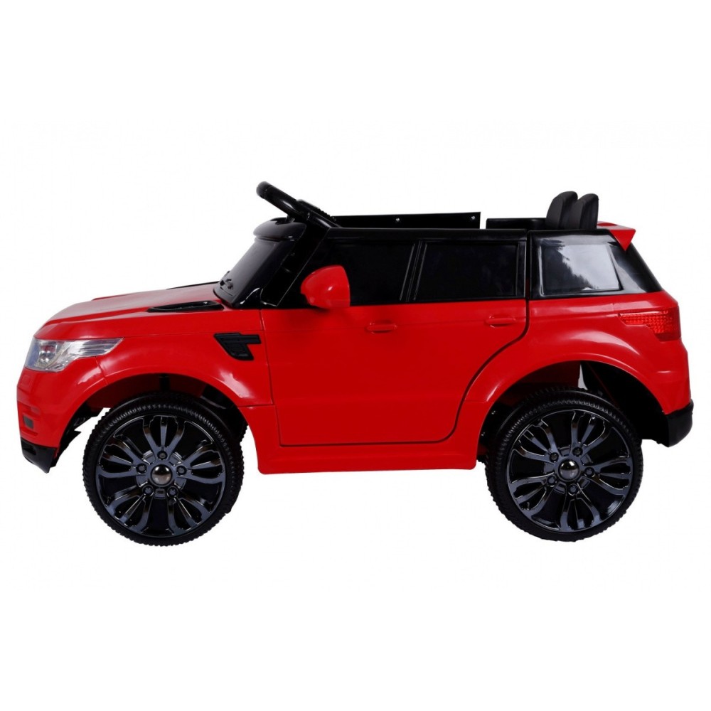 JOKO Elektrické autíčko Star Run RANGE, s diaľkovým ovládaním, odpružené, plastové kolesá, USB, MP3, červené