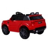 JOKO Elektrické autíčko Star Run RANGE, s diaľkovým ovládaním, odpružené, plastové kolesá, USB, MP3, červené