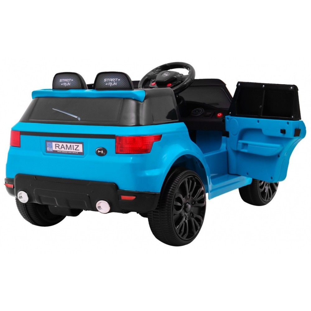 JOKO Elektrické autíčko Star Run RANGE, s diaľkovým ovládaním, odpružené, plastové kolesá, USB, MP3, modré