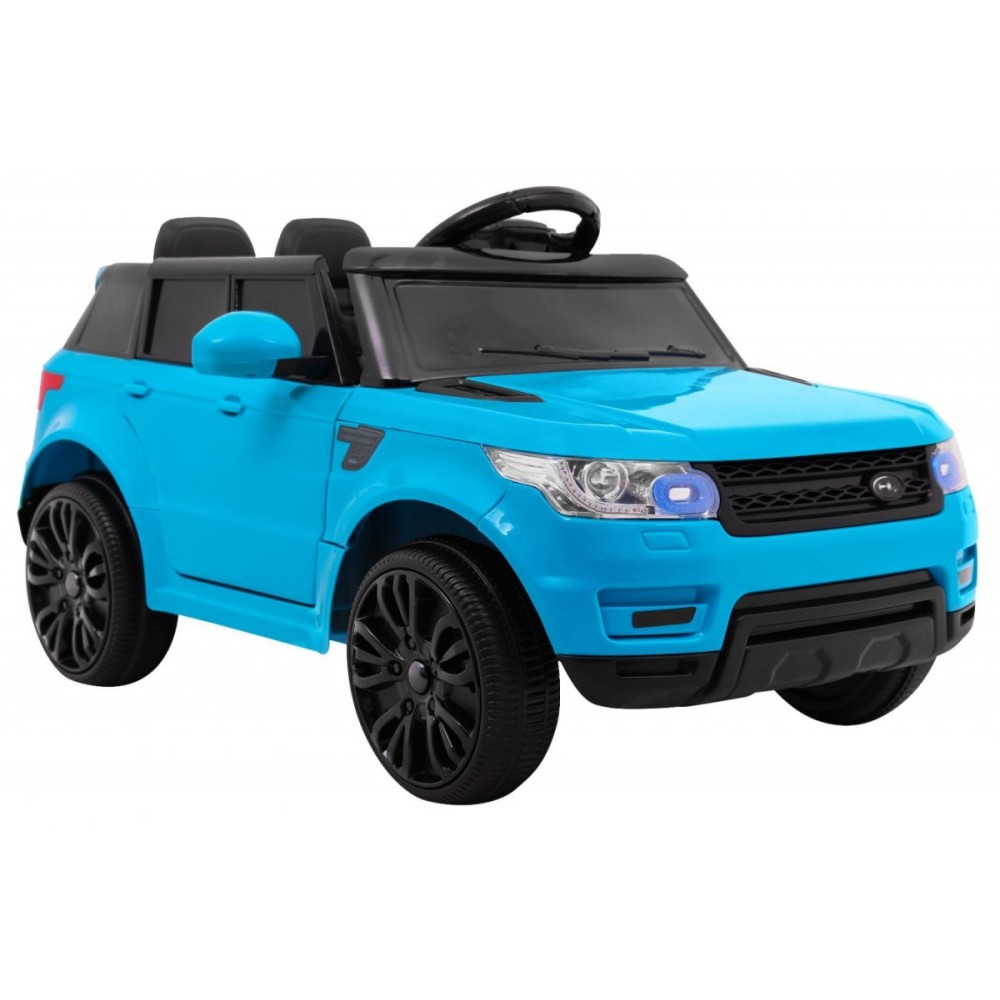 JOKO Elektrické autíčko Star Run RANGE, s diaľkovým ovládaním, odpružené, plastové kolesá, USB, MP3, modré