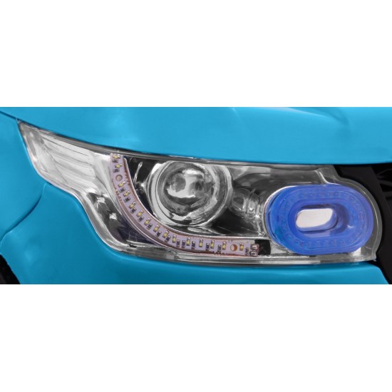 JOKO Elektrické autíčko Star Run RANGE, s diaľkovým ovládaním, odpružené, plastové kolesá, USB, MP3, modré