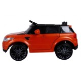 JOKO Elektrické autíčko Star Run RANGE, s diaľkovým ovládaním, odpružené, plastové kolesá, USB, MP3, oranžové