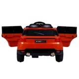 JOKO Elektrické autíčko Star Run RANGE, s diaľkovým ovládaním, odpružené, plastové kolesá, USB, MP3, oranžové
