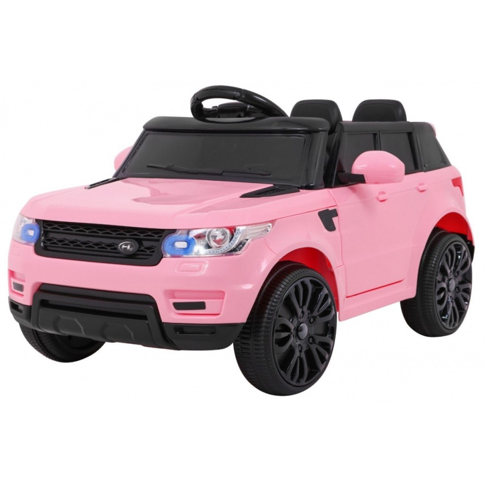 JOKO Elektrické autíčko Star Run RANGE s diaľkovým ovládaním 2,4Ghz, odpružené kolesá, koberček, USB, MP3, ružové