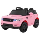 JOKO Elektrické autíčko Star Run RANGE s diaľkovým ovládaním 2,4Ghz, odpružené kolesá, koberček, USB, MP3, ružové