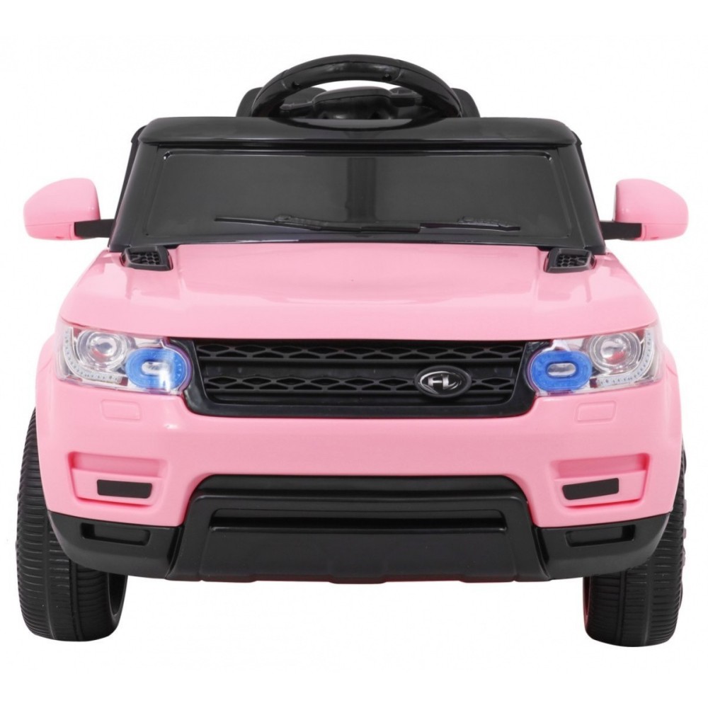 JOKO Elektrické autíčko Star Run RANGE s diaľkovým ovládaním 2,4Ghz, odpružené kolesá, koberček, USB, MP3, ružové