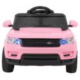 JOKO Elektrické autíčko Star Run RANGE s diaľkovým ovládaním 2,4Ghz, odpružené kolesá, koberček, USB, MP3, ružové