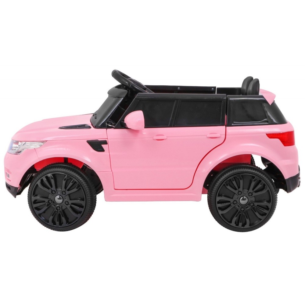 JOKO Elektrické autíčko Star Run RANGE s diaľkovým ovládaním 2,4Ghz, odpružené kolesá, koberček, USB, MP3, ružové