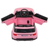 JOKO Elektrické autíčko Star Run RANGE s diaľkovým ovládaním 2,4Ghz, odpružené kolesá, koberček, USB, MP3, ružové