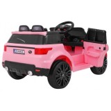 JOKO Elektrické autíčko Star Run RANGE s diaľkovým ovládaním 2,4Ghz, odpružené kolesá, koberček, USB, MP3, ružové