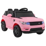 JOKO Elektrické autíčko Star Run RANGE s diaľkovým ovládaním 2,4Ghz, odpružené kolesá, koberček, USB, MP3, ružové