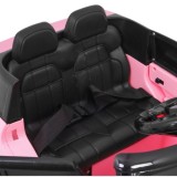 JOKO Elektrické autíčko Star Run RANGE s diaľkovým ovládaním 2,4Ghz, odpružené kolesá, koberček, USB, MP3, ružové