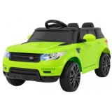 JOKO Elektrické autíčko Star Run RANGE s diaľkovým ovládaním 2,4Ghz, odpružené kolesá, koberček, USB, MP3, zelené