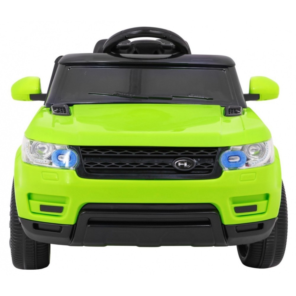 JOKO Elektrické autíčko Star Run RANGE s diaľkovým ovládaním 2,4Ghz, odpružené kolesá, koberček, USB, MP3, zelené