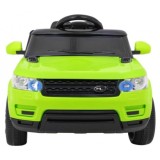 JOKO Elektrické autíčko Star Run RANGE s diaľkovým ovládaním 2,4Ghz, odpružené kolesá, koberček, USB, MP3, zelené