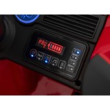 JOKO Elektrické autíčko Hasičské auto s Majákmi, penové kolesá, diaľkové ovládanie, nosnosť 30kg + striekacia pištoľ, helma, čer