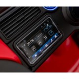 JOKO Elektrické autíčko Hasičské auto s Majákmi, penové kolesá, diaľkové ovládanie, nosnosť 30kg + striekacia pištoľ, helma, čer