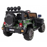 JOKO Elektrické autíčko JEEP 4x4 Terénny, penové kolesá, kožené sedadlo, USB, MP3, diaľkové ovládanie, Lakované maskáčové