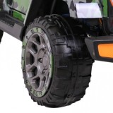 JOKO Elektrické autíčko JEEP 4x4 Terénny, penové kolesá, kožené sedadlo, USB, MP3, diaľkové ovládanie, Lakované maskáčové