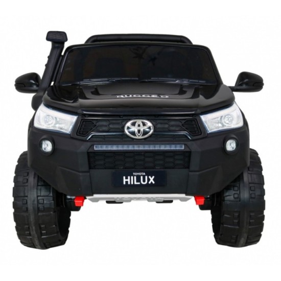 JOKO Elektrické autíčko Toyota Hillux 4x4, penové kolesá, Dvojmiestne kožené sedadlo, FM rádio, nosnosť 50kg, otvárací kufor, či