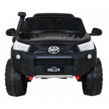 JOKO Elektrické autíčko Toyota Hillux 4x4, penové kolesá, Dvojmiestne kožené sedadlo, FM rádio, nosnosť 50kg, otvárací kufor, či