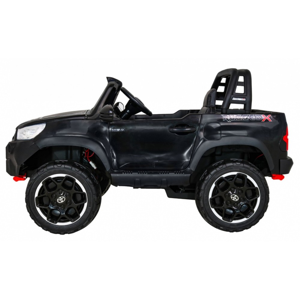 JOKO Elektrické autíčko Toyota Hillux 4x4, penové kolesá, Dvojmiestne kožené sedadlo, FM rádio, nosnosť 50kg, otvárací kufor, či