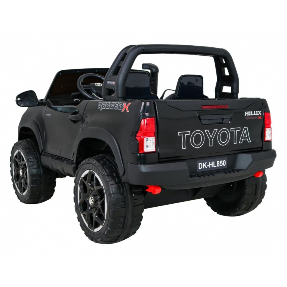 JOKO Elektrické autíčko Toyota Hillux 4x4, penové kolesá, Dvojmiestne kožené sedadlo, FM rádio, nosnosť 50kg, otvárací kufor, či