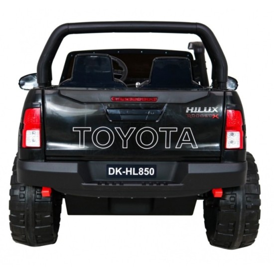 JOKO Elektrické autíčko Toyota Hillux 4x4, penové kolesá, Dvojmiestne kožené sedadlo, FM rádio, nosnosť 50kg, otvárací kufor, či