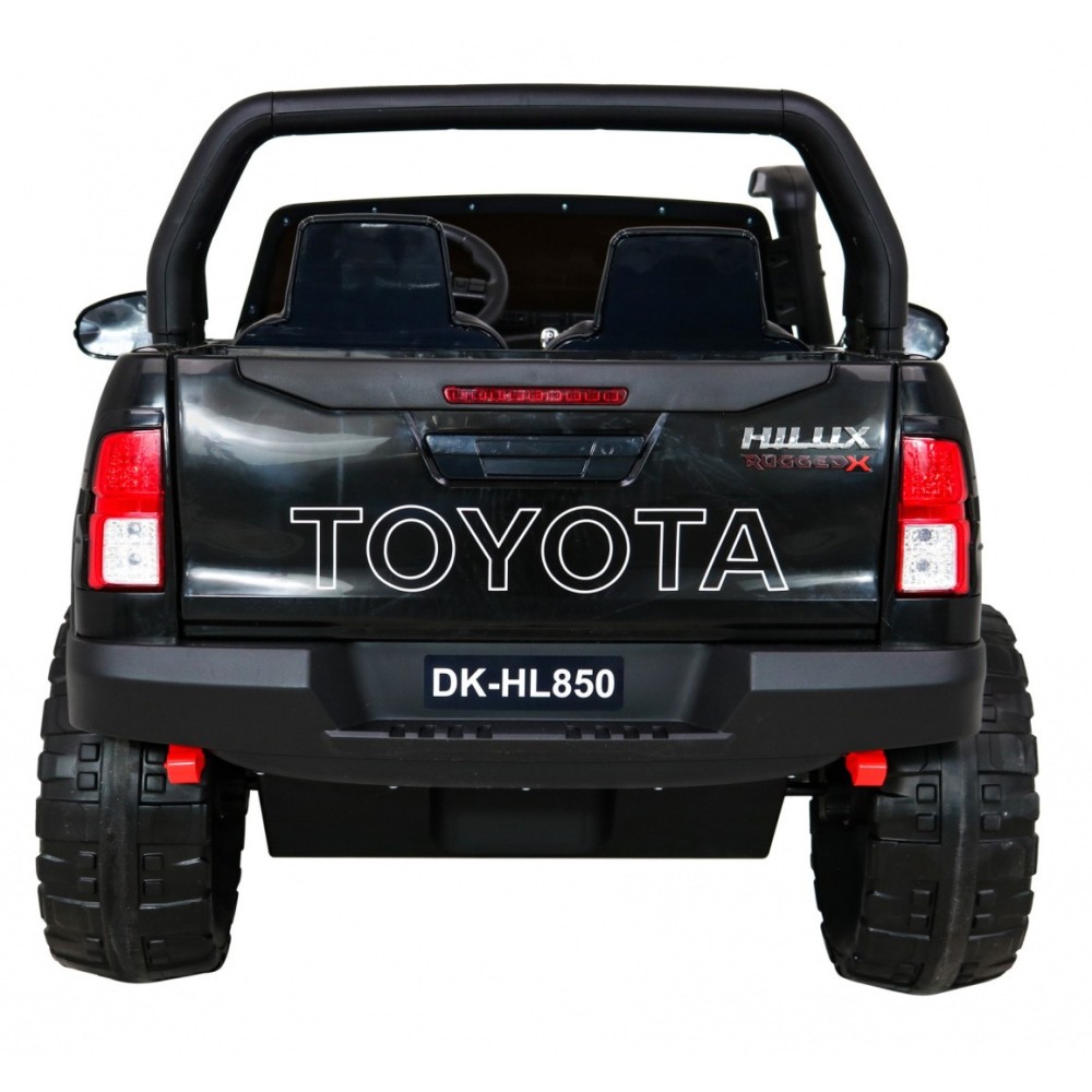 JOKO Elektrické autíčko Toyota Hillux 4x4, penové kolesá, Dvojmiestne kožené sedadlo, FM rádio, nosnosť 50kg, otvárací kufor, či