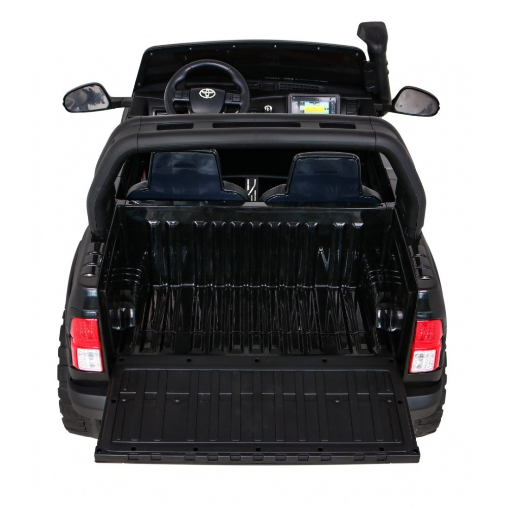 JOKO Elektrické autíčko Toyota Hillux 4x4, penové kolesá, Dvojmiestne kožené sedadlo, FM rádio, nosnosť 50kg, otvárací kufor, či