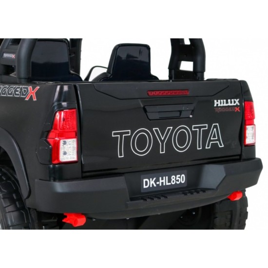 JOKO Elektrické autíčko Toyota Hillux 4x4, penové kolesá, Dvojmiestne kožené sedadlo, FM rádio, nosnosť 50kg, otvárací kufor, či