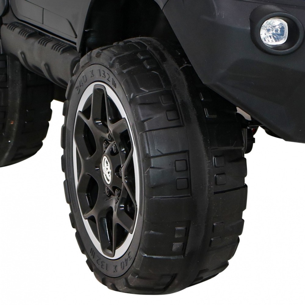 JOKO Elektrické autíčko Toyota Hillux 4x4, penové kolesá, Dvojmiestne kožené sedadlo, FM rádio, nosnosť 50kg, otvárací kufor, či