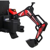 JOKO Elektrický Traktor Buggy 720-T s naberačkou, bagrom a vyklápacou vlečkou, penové kolesá, červený