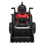 JOKO Elektrický Traktor Buggy 720-T s naberačkou, bagrom a vyklápacou vlečkou, penové kolesá, červený