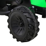 JOKO Elektrický Traktor Buggy 720-T s naberačkou, bagrom a vyklápacou vlečkou, penové kolesá, zelený