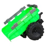 JOKO Elektrický Traktor Buggy 720-T s naberačkou, bagrom a vyklápacou vlečkou, penové kolesá, zelený