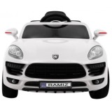 JOKO Elektrické autíčko Turbo-S, penové kolesá, FM rádio, biele