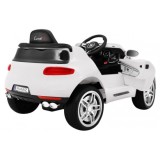 JOKO Elektrické autíčko Turbo-S, penové kolesá, FM rádio, biele