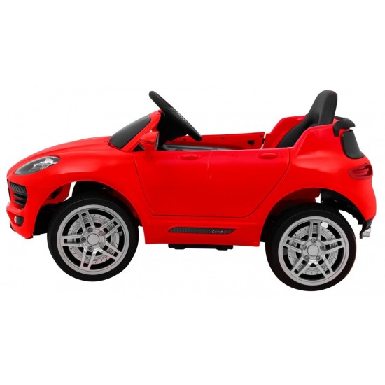 JOKO Elektrické autíčko Turbo-S, penové kolesá, FM rádio, červené