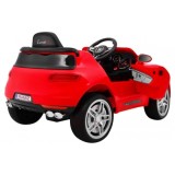 JOKO Elektrické autíčko Turbo-S, penové kolesá, FM rádio, červené