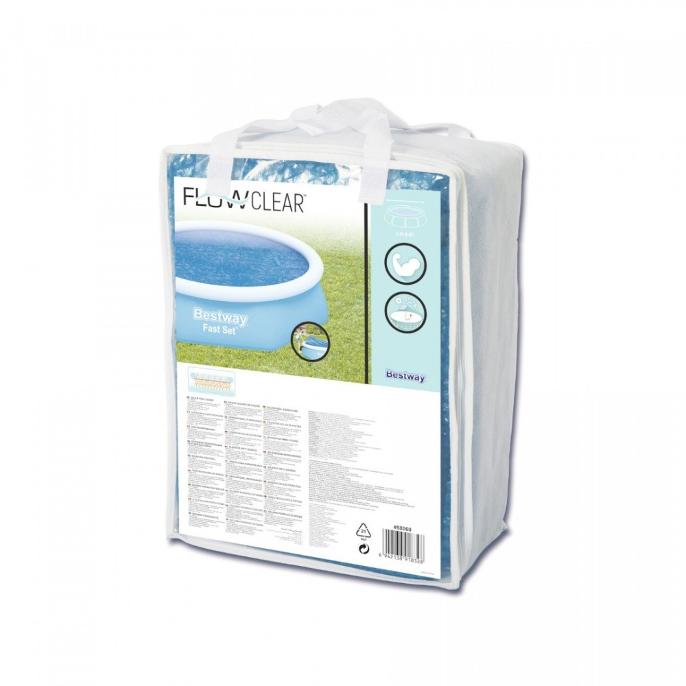 Bestway 58060 Solárna plachta, fólia na bazén 244cm