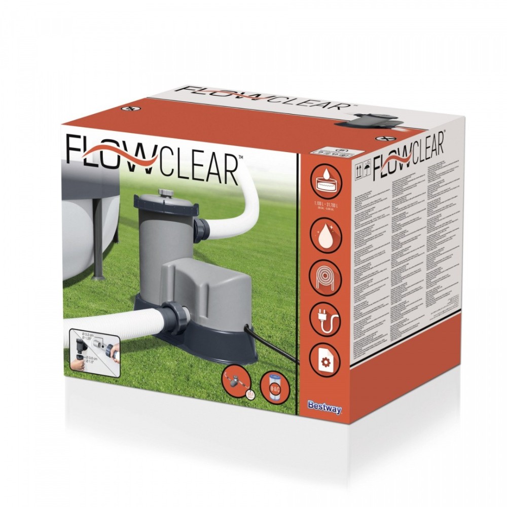 Bestway 58389 Kartušová Filtrácia III 5678 L /hod + Filter III