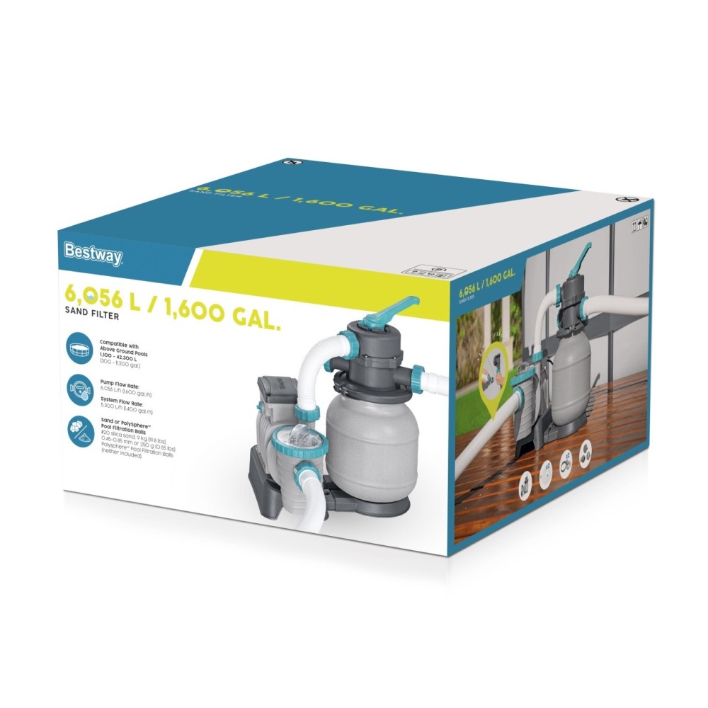 Bestway 58497 Piesková filtrácia 5,678L/h do bazéna