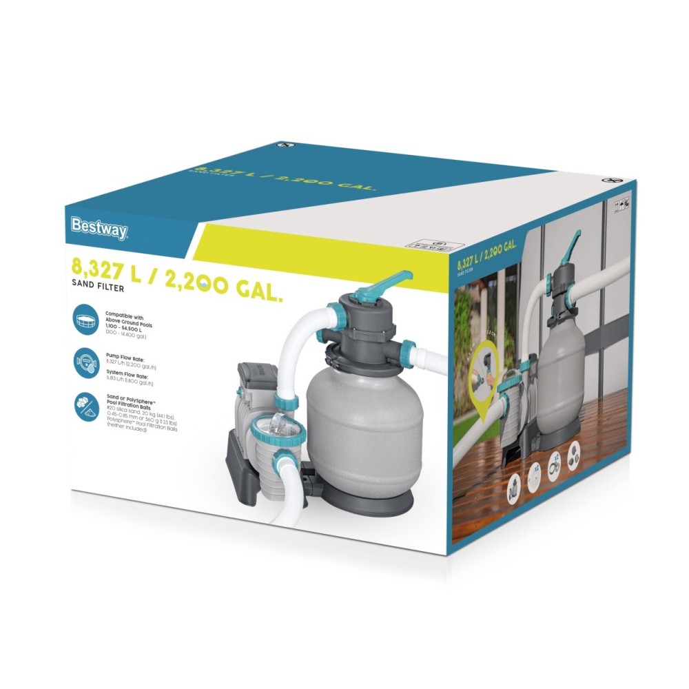 Bestway 58499 Bazénová filtrácia piesková Flowclear 8,327l/h