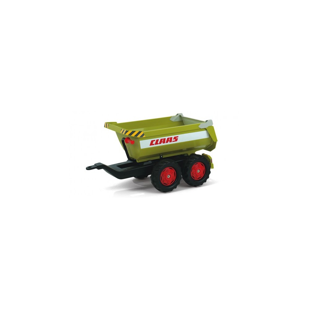 Rolly Toys Príves -  Claas Rolly Halfpipe, dvojnápravový, vyklápací, zelený