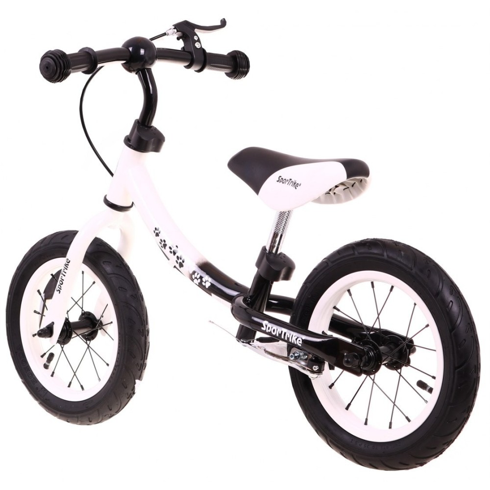 SporTrike Detské Cykloodrážadlo s otočným rámom 10"/12" Boomerang 2v1, biele