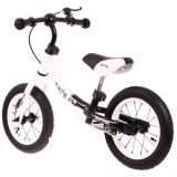 SporTrike Detské Cykloodrážadlo s otočným rámom 10"/12" Boomerang 2v1, biele